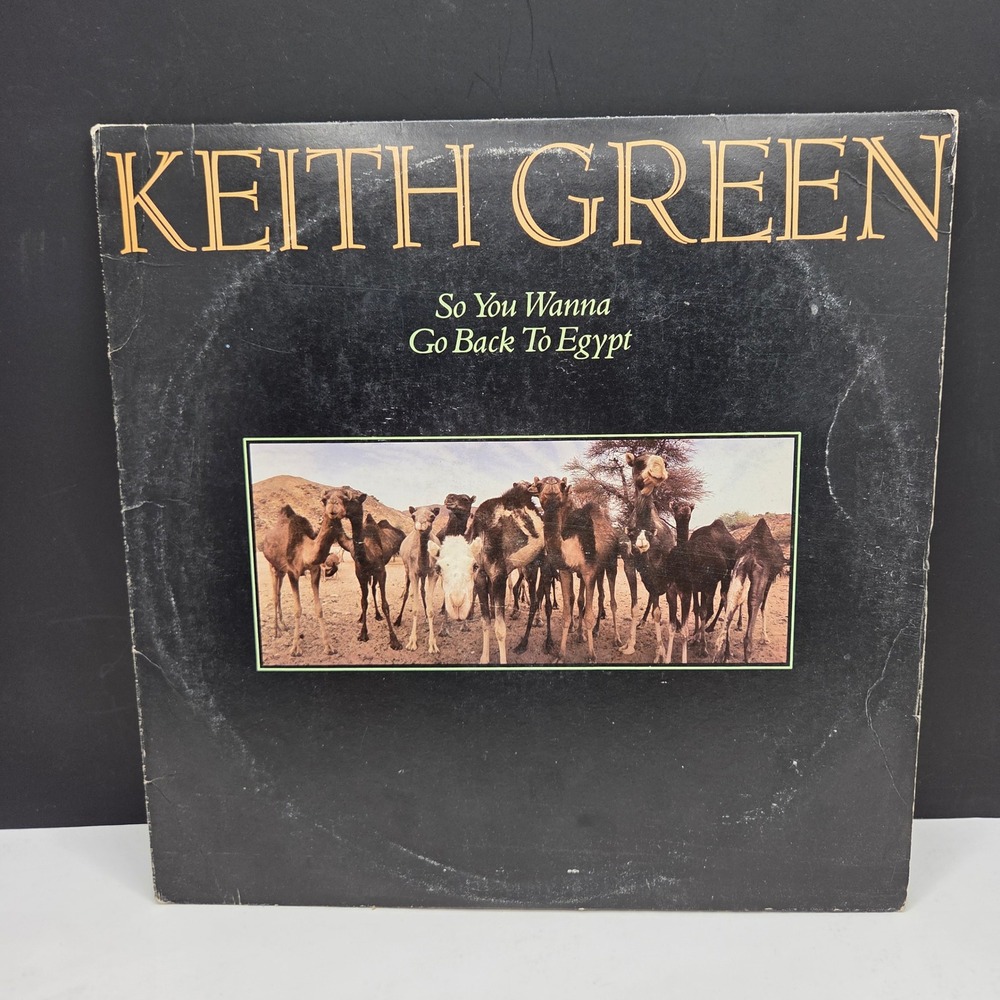 Keith Green So You Wanna Go Back To Egypt Vinyl LP 1980 Vintage Gospel CCM PGR-1